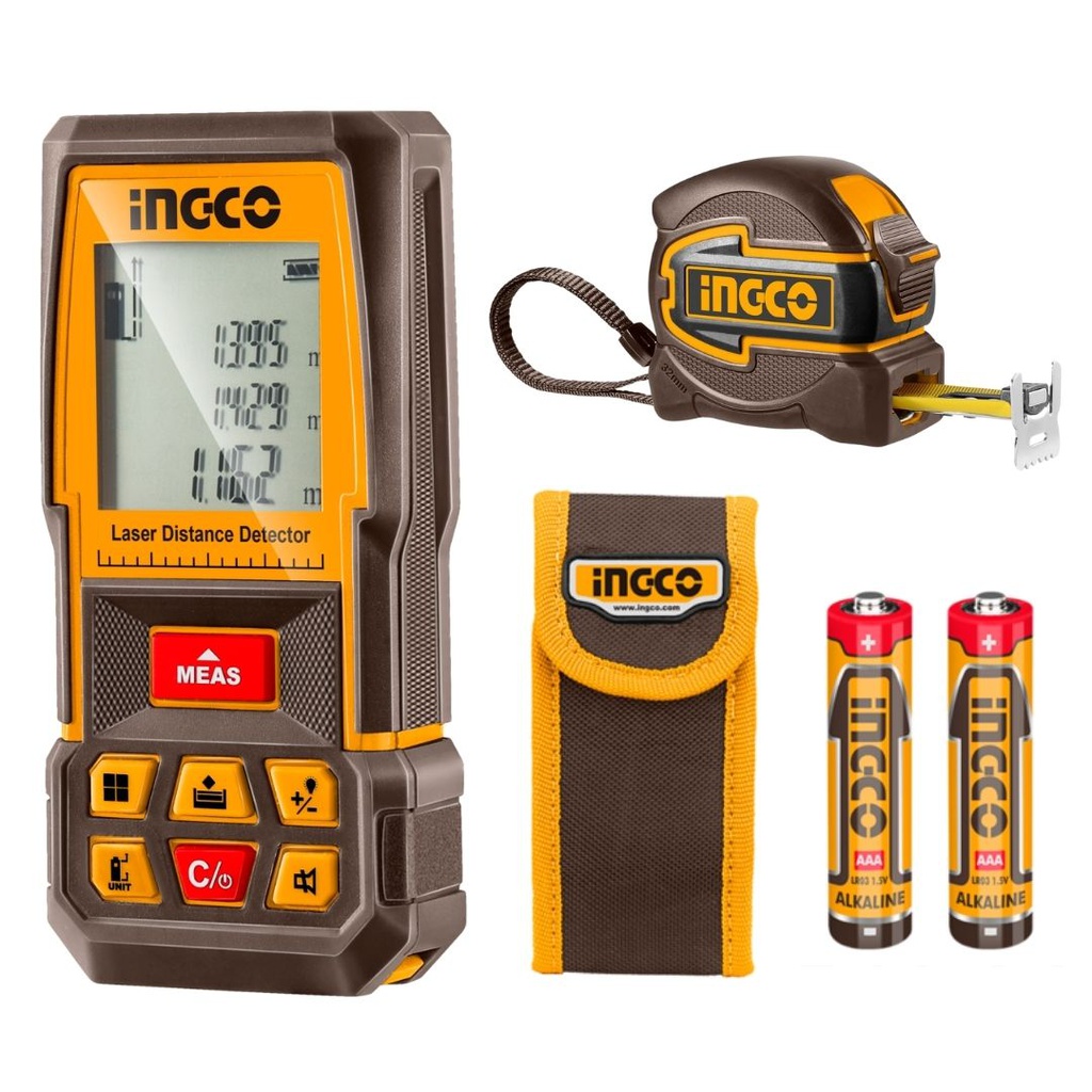 INGCO PACK TELEMETRELESER + METRE RUBAN  [HLDD241201M]