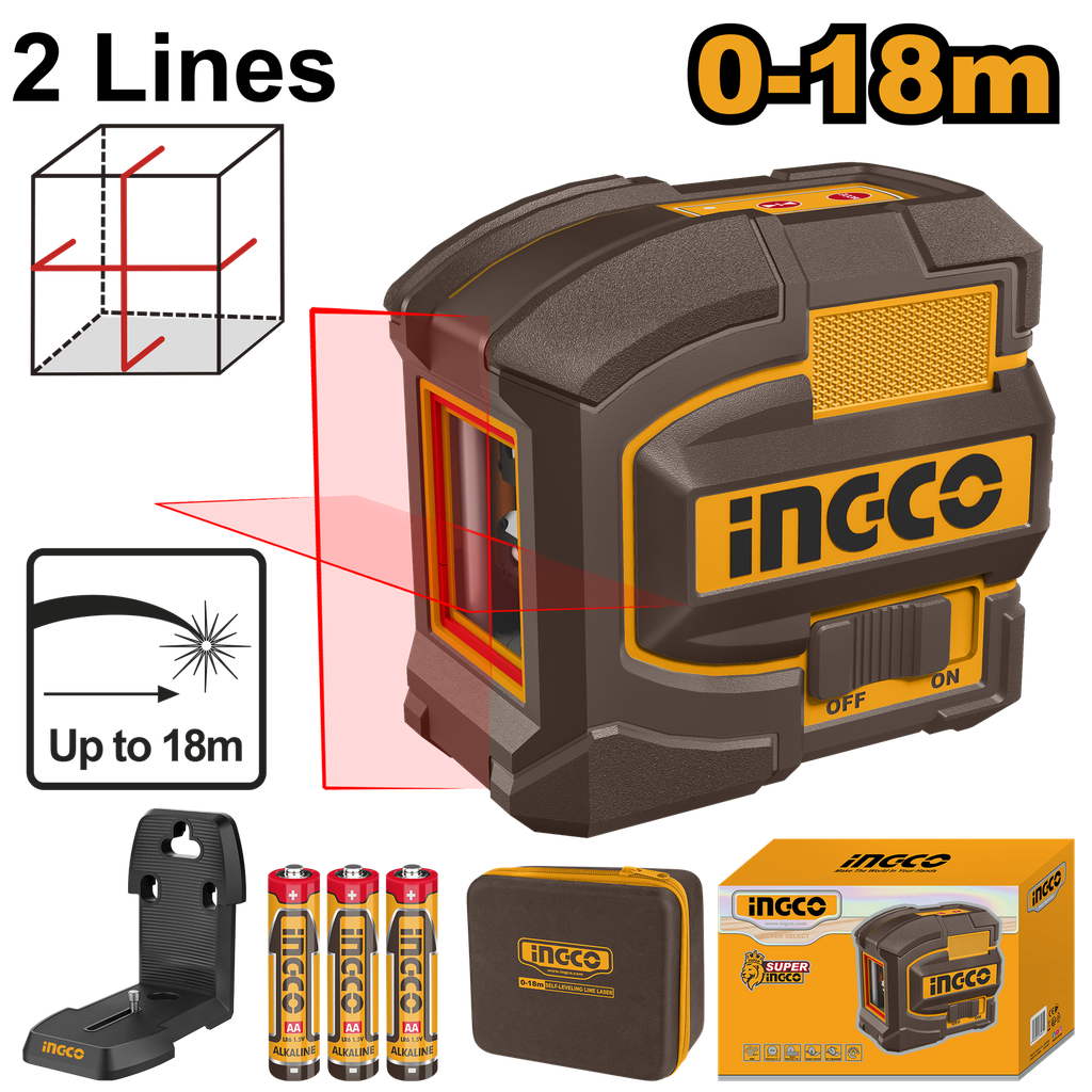 INGCO NIVEAU LASER AUTO NIVELLEMENT 18M   