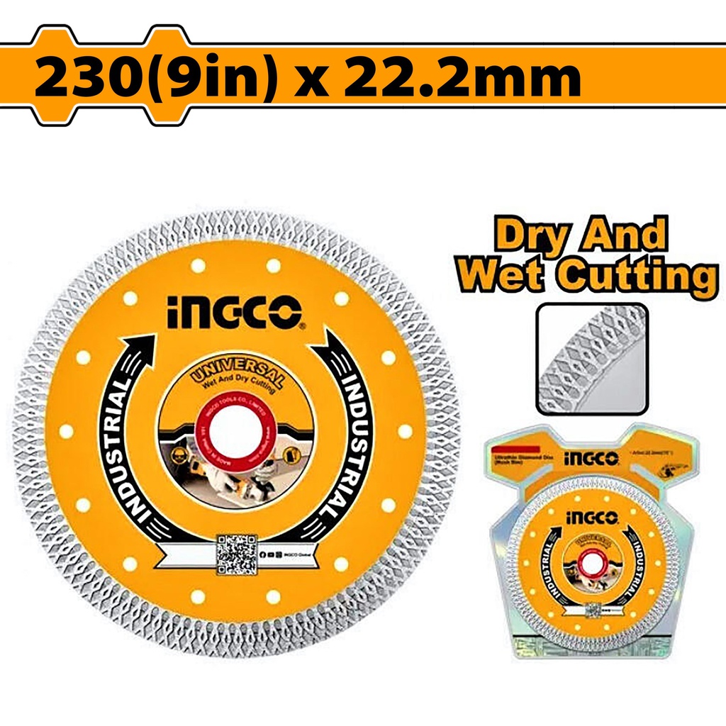 INGCO DISQUE DIAMANT ULTRA FIN 230MM CARRELAGE  [DMD082301HT]