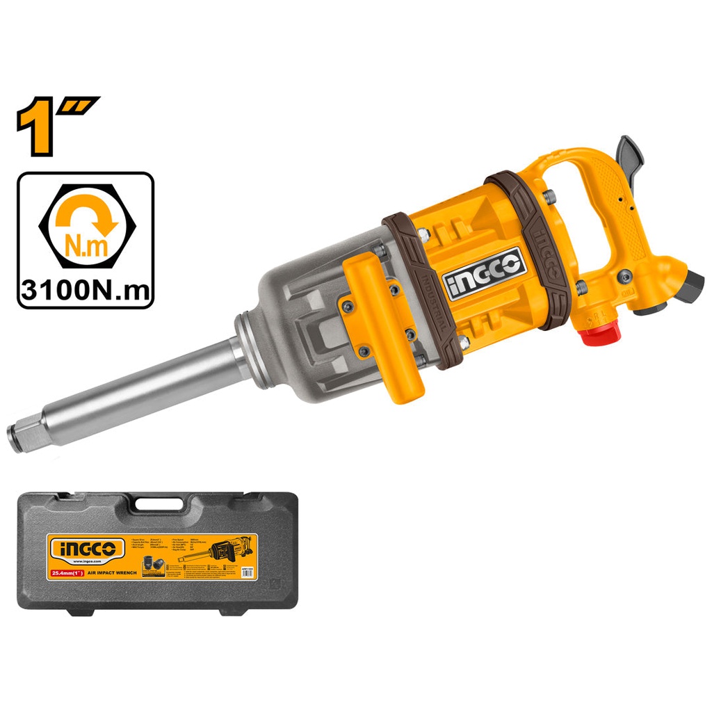 INGCO BOULONNEUSE PNEUMATIQUE 1'  3100NM [AIW11222]