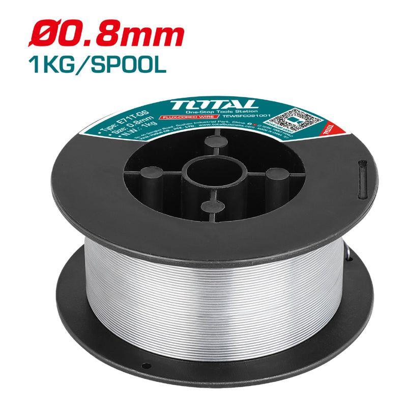 TOTAL BOBINE FIL FOURRE 0,8MM POSTE MIG 1KG  [TEWSFC081001]