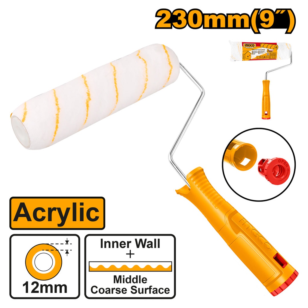 INGCO BROSSE CYLINDRIQUE (PAROI INTÉRIEURE)  