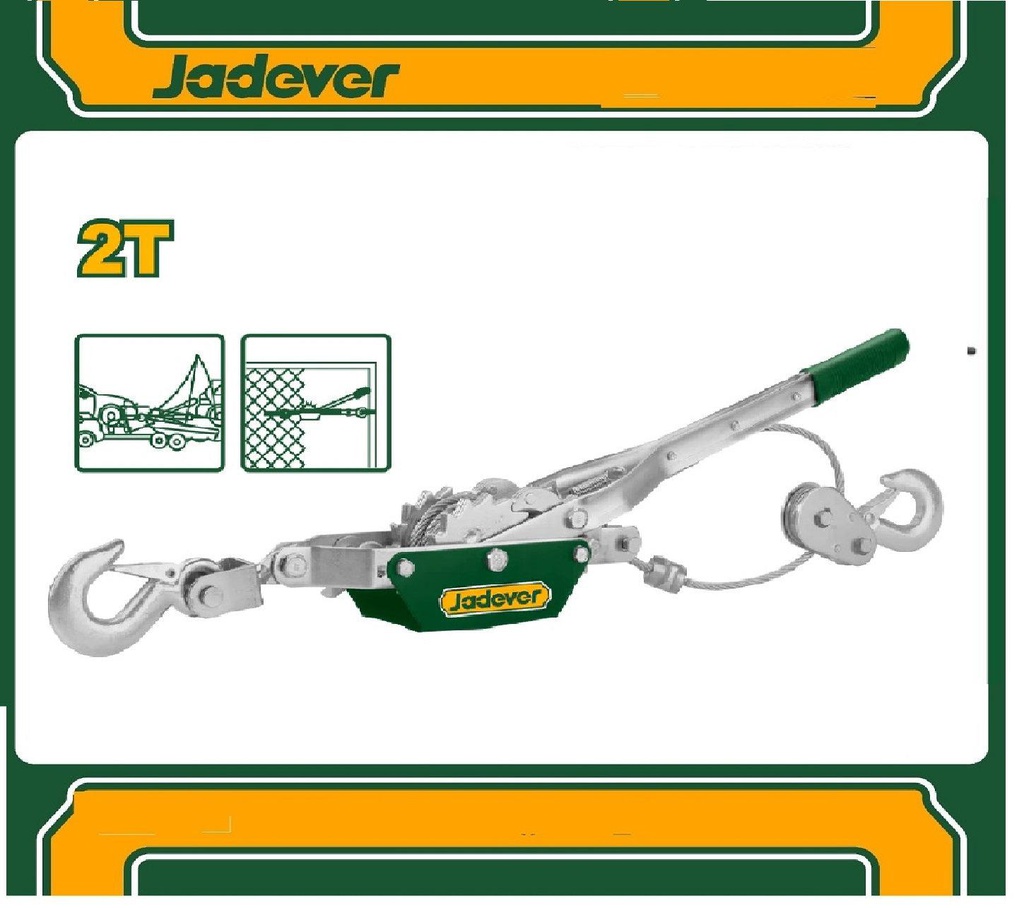 JADEVER EXTRACTEUR TREUIL MANUEL 2T [JDJU1020]