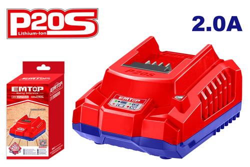 EMTOP CHARGEUR DE BATTERIE P20S - 2.0AH [EFCR20200]