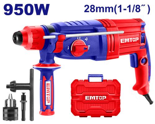 EMTOP MARTEAU PERFORATEUR 28MM - 950W [ERHRL951]