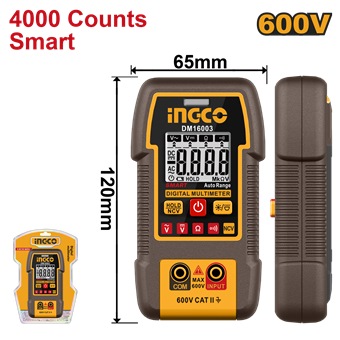 INGCO ملتيميتر رقمي 600V