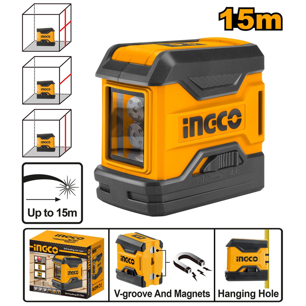 INGCO LASER LEVEL AUTONIVELLANT 15M