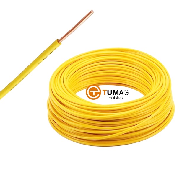 CABLE 1,5 VERT JAUNE TUMAG