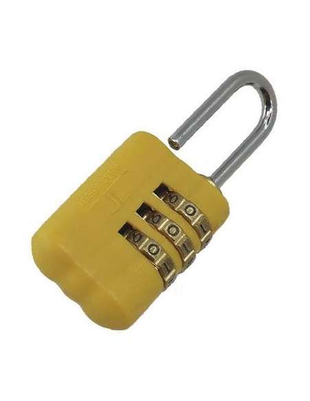 GENERIC CADENAS TESA 28MM VALISE A CODE JAUNE BLISTER 