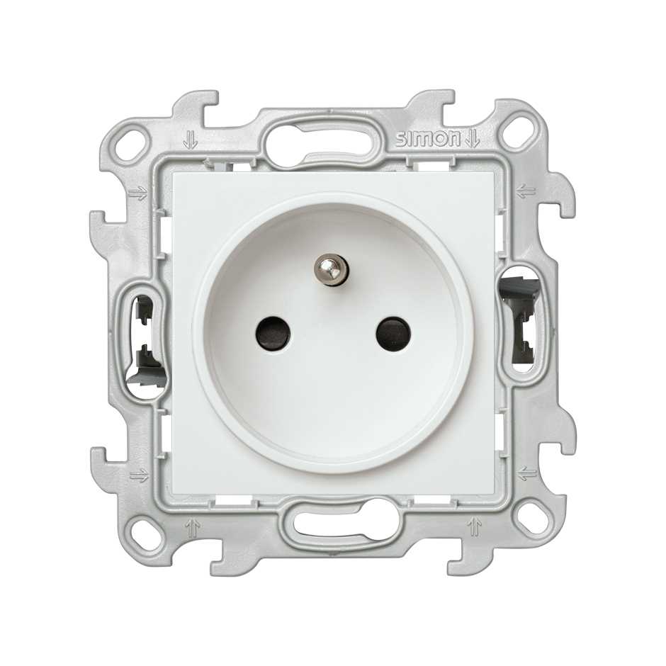 GENERIC MEC PRISE 2P+T BLANC SIMON 24 [2410458-030]