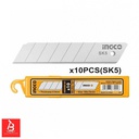 [HKNSB181] INGCO BOITE DE 10 LAMES DE CUTTER 18*100MM   [HKNSB181]