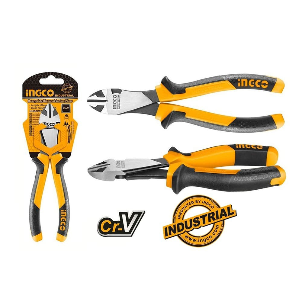 INGCO heavy duty diagonal cutting pliers 180MM
