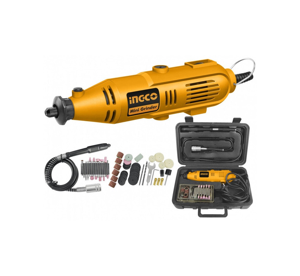 INGCO MINI PERCEUSE + 52 ACCESSOIRES EN COFFRET 130W [MG1309]