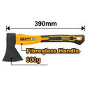 [HAX0206008] INGCO HACHE  600G  LONGEUR: 360MM TÊTE FORGEE  