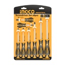 INGCO SET DE 8 TOURNEVIS  [HKSD0828]