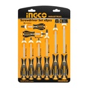 INGCO SET DE 8 TOURNEVIS [HKSD0828]