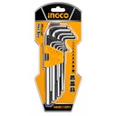 INGCO CLES HEX  SET DE 9 PIECES 1.5-10MM [HHK11091]