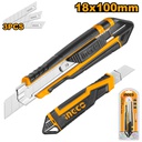 INGCO CUTTER 18MMX100MM 3 LAMES: 169MM [HKNS16538]