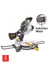 INGCO SCIE A ONGLET 1400W 255MM MOTEUR [PBMIS14002]