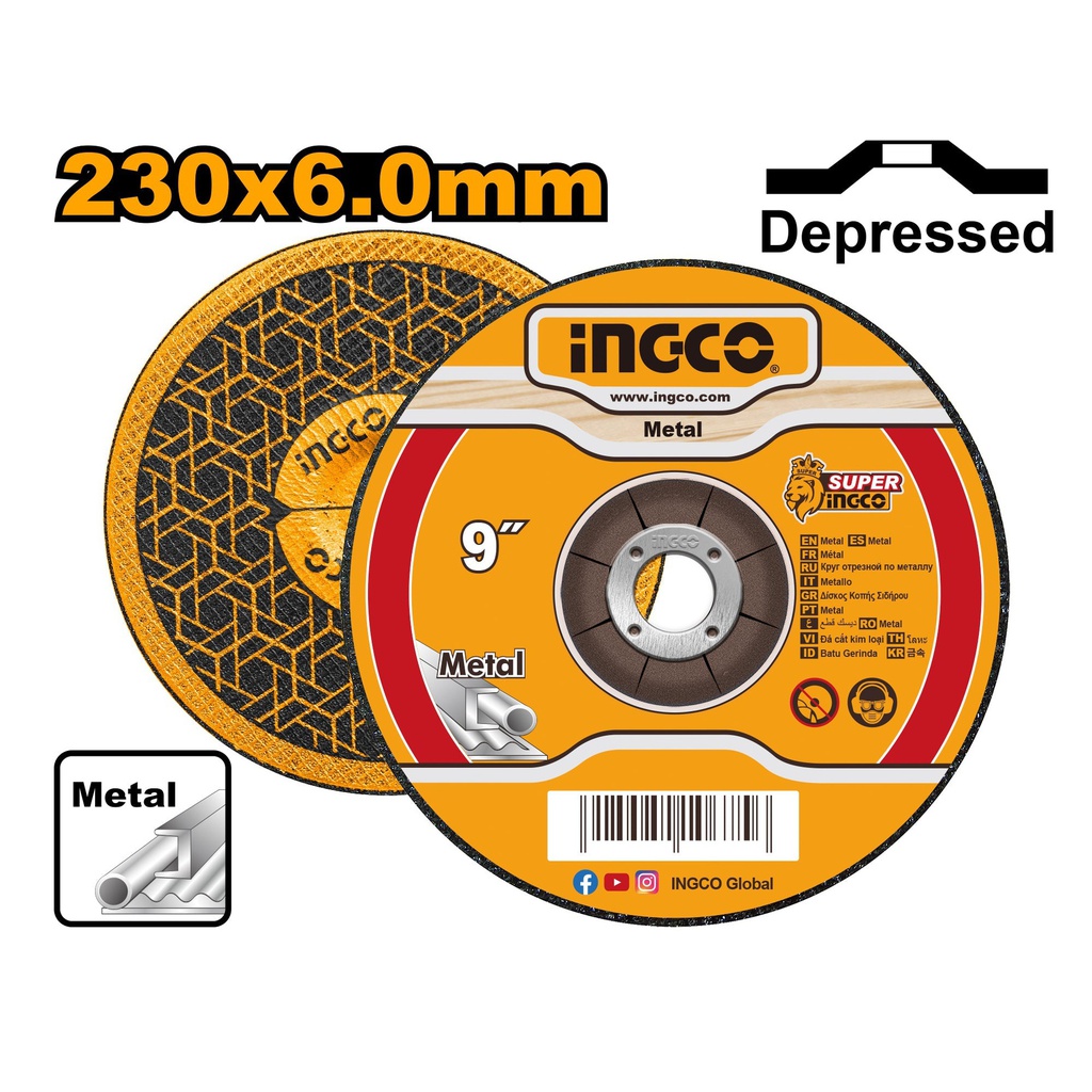 INGCO DISQUE A MEULER 230*6*22.2 [MGD602301]