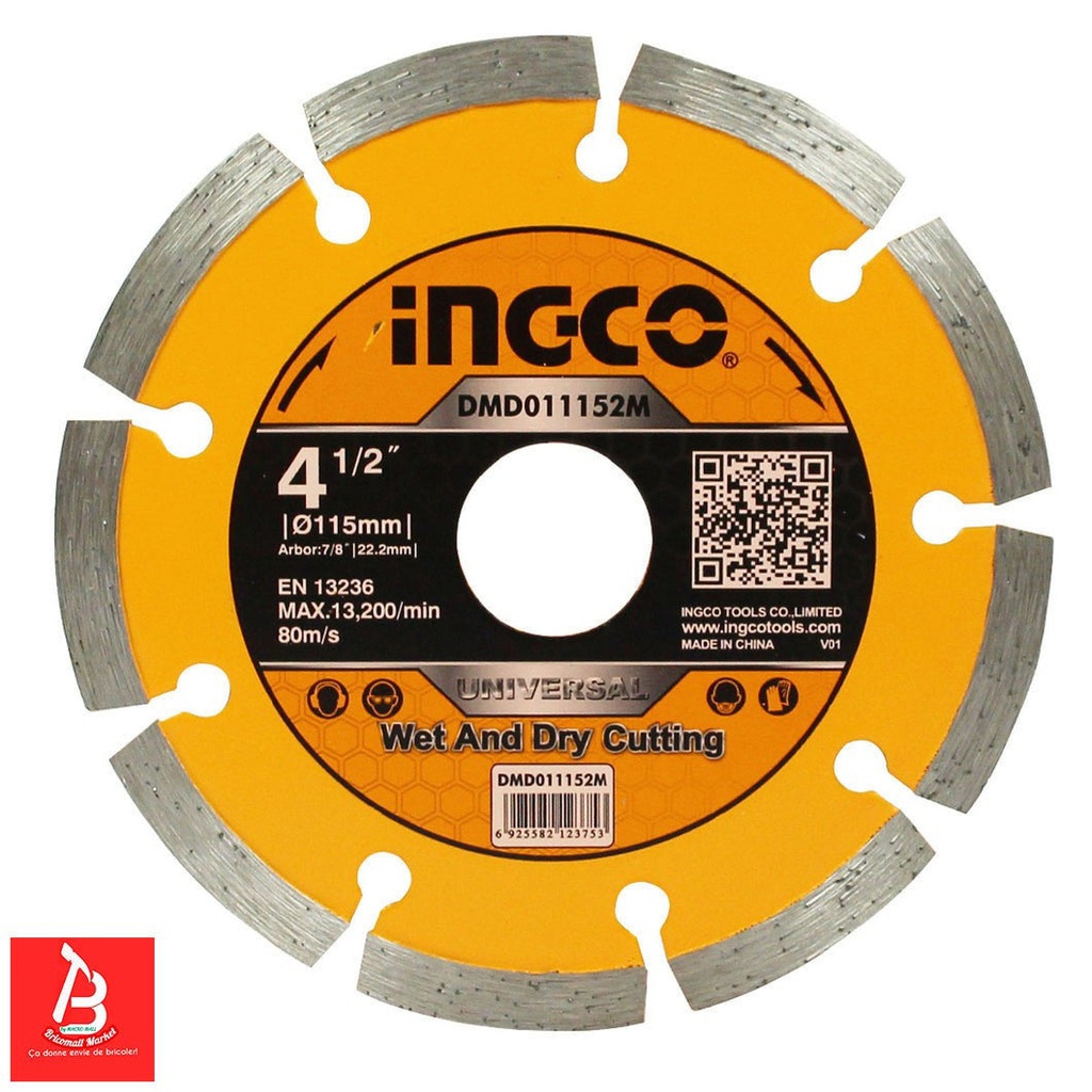 INGCO DISQUE DIAMAND 115MM  [DMD011152M]