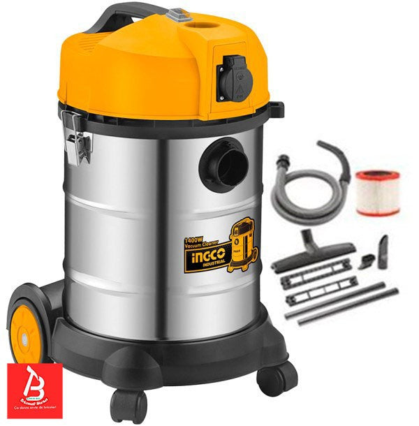 INGCO professional vacuum cleaner 1400W 30L