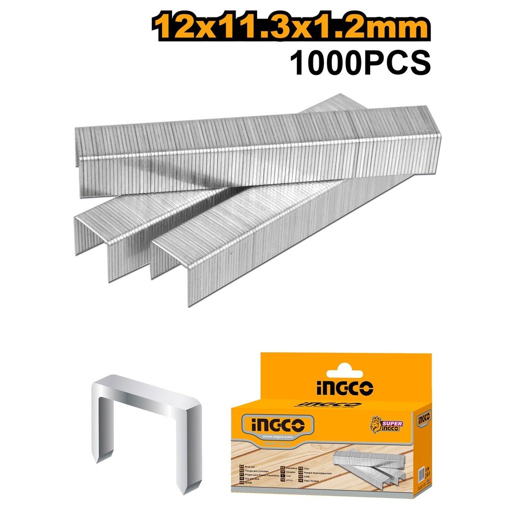 INGCO BOITE AGRAFE 1000PCS 10MM 0.7MM HSG1403 [STS0110]