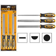 INGCO SET DE 3 LIMES A BOIS 200MM [HKTFW0308]