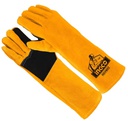 INGCO GANTS POUR SOUDAGE GANTS EN CUIR DE VEAU RETOURNE  [HGVW02]