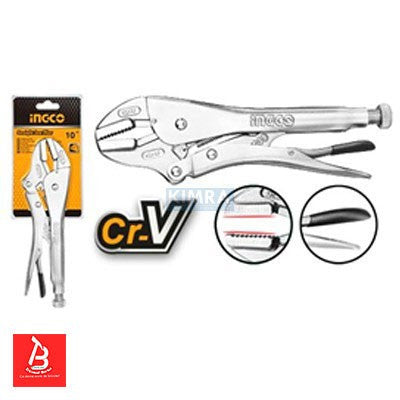 INGCO PINCE-ETAU A MACHOIRE DROITE 255MM [HSJP0210]