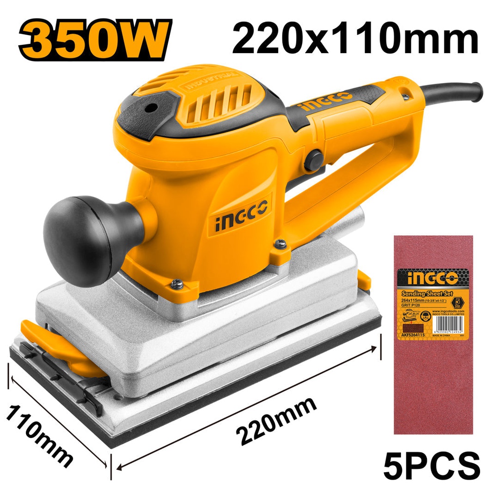 INGCO PONCEUSE VIBRANTE 110MMX220MM 450W [FS35028]