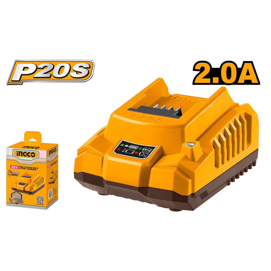 INGCO CHARGEUR DE BATTERIE 20V  