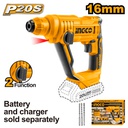 INGCO PERFORATEUR 13MM 20V (SANS BATTERIE/CHARGEUR) [CRHLI1601]