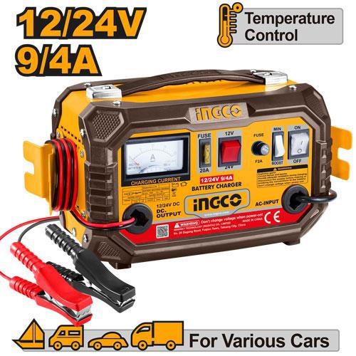 INGCO CHARGEUR A BATTERIE 12V/24V  [ING-CB1601]