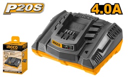 INGCO CHARGEUR A BATTERIE 20V 4,0A FAST [FCLI2003]