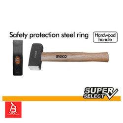 [HSTH041000] INGCO MASSETTE 1KG POIGNEE EN BOIS DUR SS [HSTH041000]