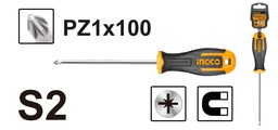 INGCO TOURNEVIS POZIDRIV  PZ1 D：5.0*100MM LR：10 [HS68PZ1100]