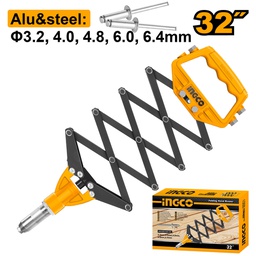 [HFOR321] INGCO PINCE A RIVET ACCORDEON 3.2MM,4MM,4.8MM  