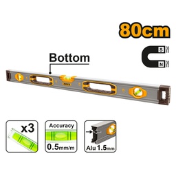 [HSL38080M] INGCO NIVEAU A BULLE MAGNETIQUE 80CM  