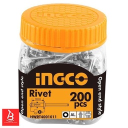 [HWRT4001011] INGCO RIVET 4X10MM BOITE DE 200 PIECES  