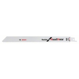 BOSCH LAMES POUR SCIE SABRE BOIS/METAL 2PCS [2608656043]
