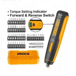 [CSDLI0403] INGCO 4V Li-ion cordless screwdriver 46 pcs