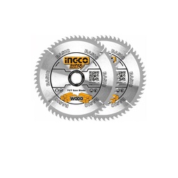 [TSB1235252] INGCO JEU 2 LAME DE SCIE TCT 235MM POUR SCIE CIRCULAIRE  [TSB1235252]