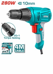 [TD502106] TOTAL electric drill 280W 10MM