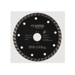 [VIDT115] DISQUE DIAMANT UNIVERSEAL TURBO 115MM 