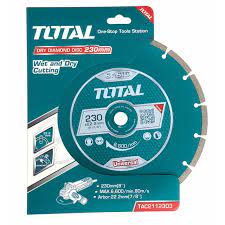 [TAC2112303] TOTAL قرص ألماس 230 مم