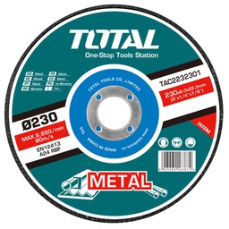 [TAC2232301] DISQUE ABRASIF POUR METAL 230MM TOTAL