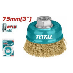 [TAC31031] BROSSE COUPELLE MÉTALLIQUE 75MM TOTAL