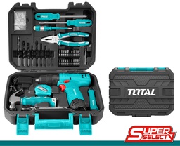 [THKTHP10812] TOTAL COFFRET VISSEUSE 12V 81 PIECES  