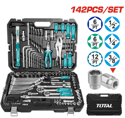 [THKTHP21426] ENSEMBLE D'OUTILS COMBINÉS DE 142 PIÈCES